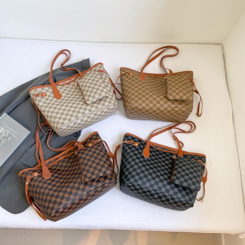 Large-capacity bag women's summer versatile 2 new trendy simple casual shoulder bag premium travel tote bag