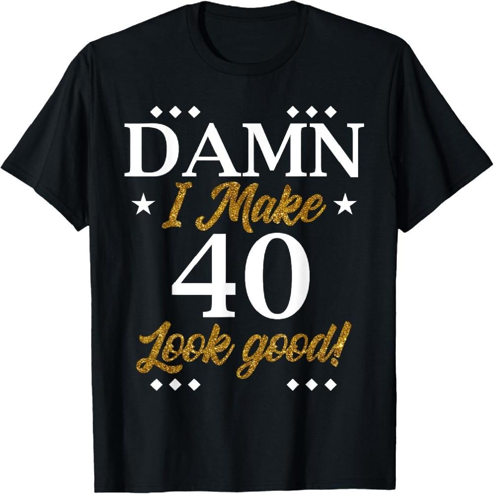 

Funny 40th Birthday Party Family T-Shirt XXXXXL чорний