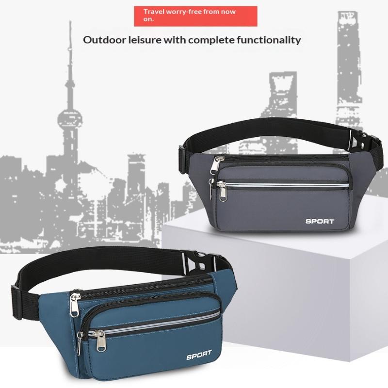 Waterproof Sports Waist Pack Bag For Travel Hiking Running Hands-Free Business, Site Work, Sports, Mobile Phone, Waist Bag