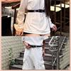 Alloy Pin Buckle Carved Waist Belt Harajuku Punk Waistband Fashion PU Leather Belt  For Women