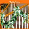 Irish Saint Patricks Day Decoration Ribbon Garland With Polyester Fabric For Festival Scene Decor