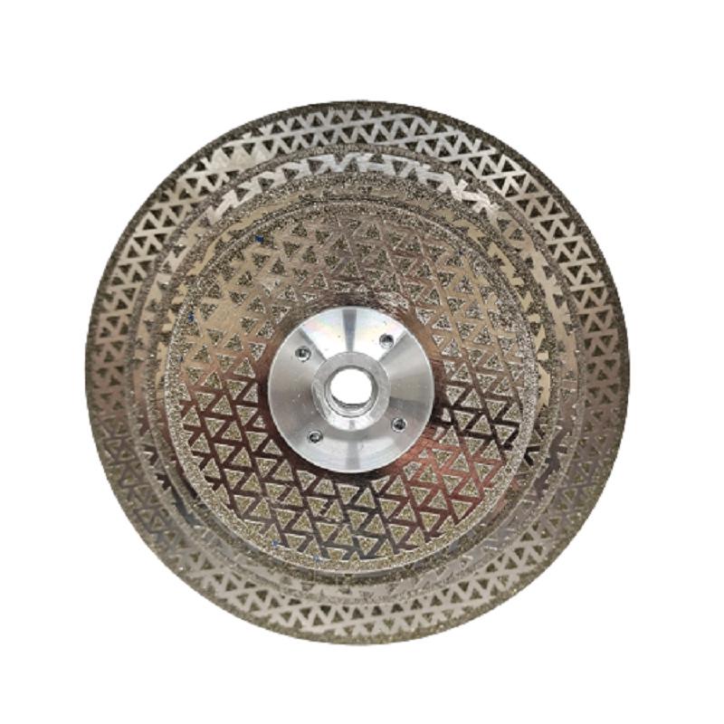 Double-Sided Electroplated Diamond Saw Blade for Marble & Granite with M14 Flange