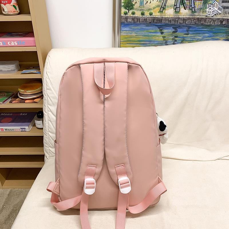 Four-Piece Backpack Set Puppy Student Schoolbag Unisex Large Capacity Backpack