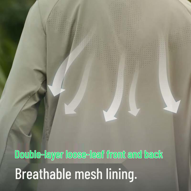 BOSIDENG Men's Hooded Sun Protection Jacket B40522119