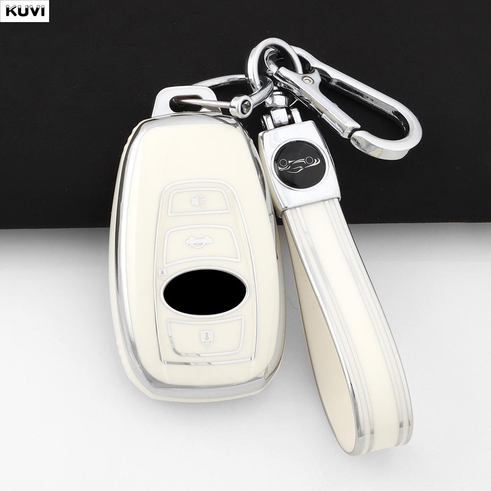 New Tpu Car Remote Key Case Cover Shell Fob For Subaru Brz Xv Forester Legacy Outback Key Chain Auto Accessories Protected