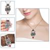 Rhodonite CoralGemstone Mother's Day Handmade Silver Jewelry Pendant  3.25"