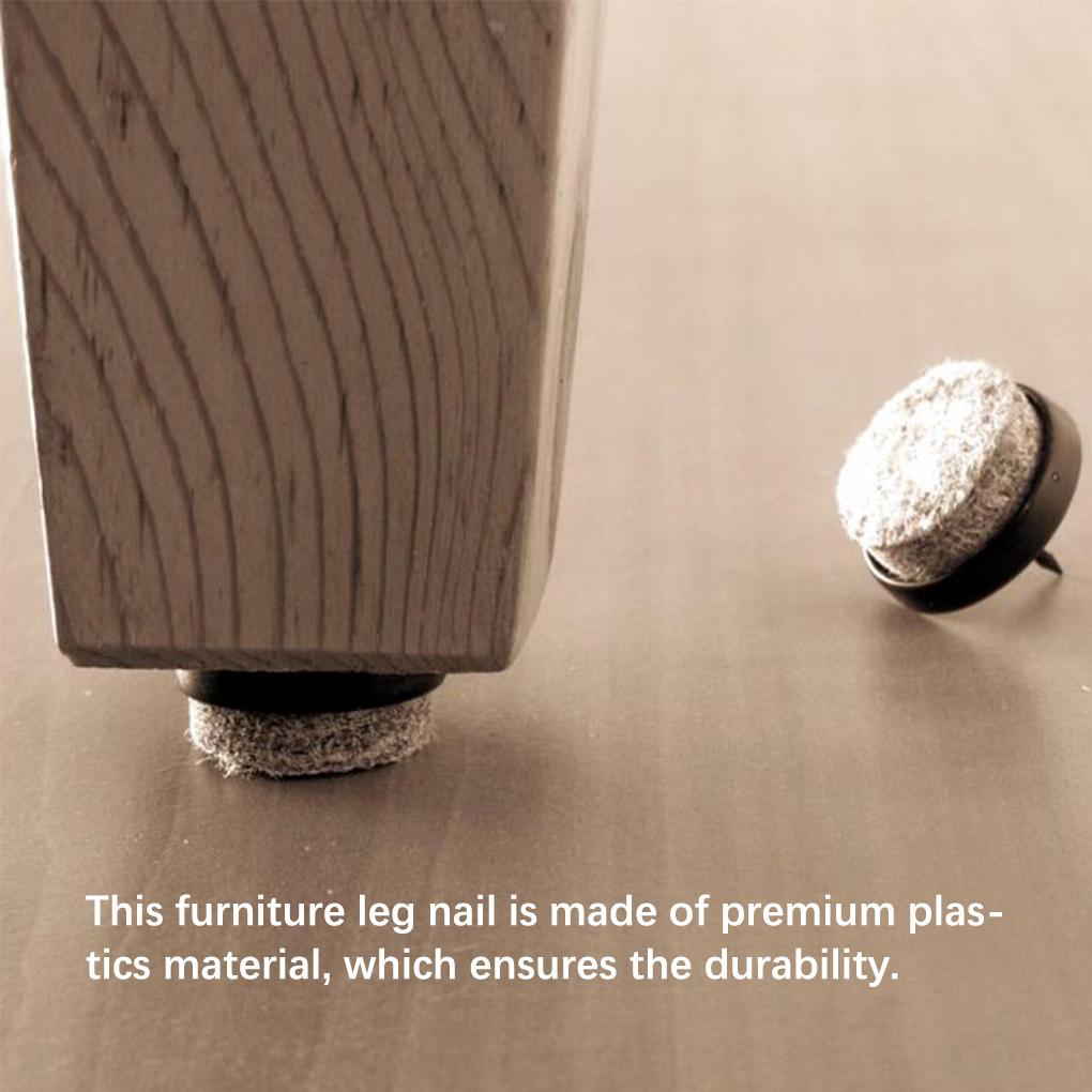 10 Pieces Furniture Leg Foot Nail Carftsmanship Home Supplies Scratch-proof