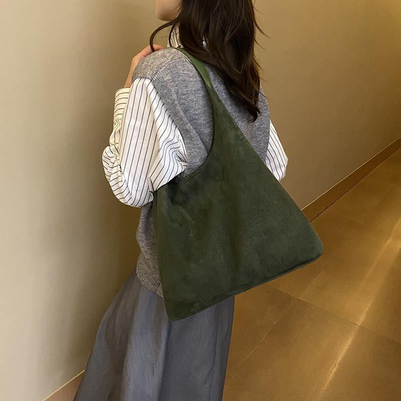 2025 Schulter Damen Tasche große Kapazität Tragetasche modisch vielseitig Kakao Nische eingebaut kleine Tasche