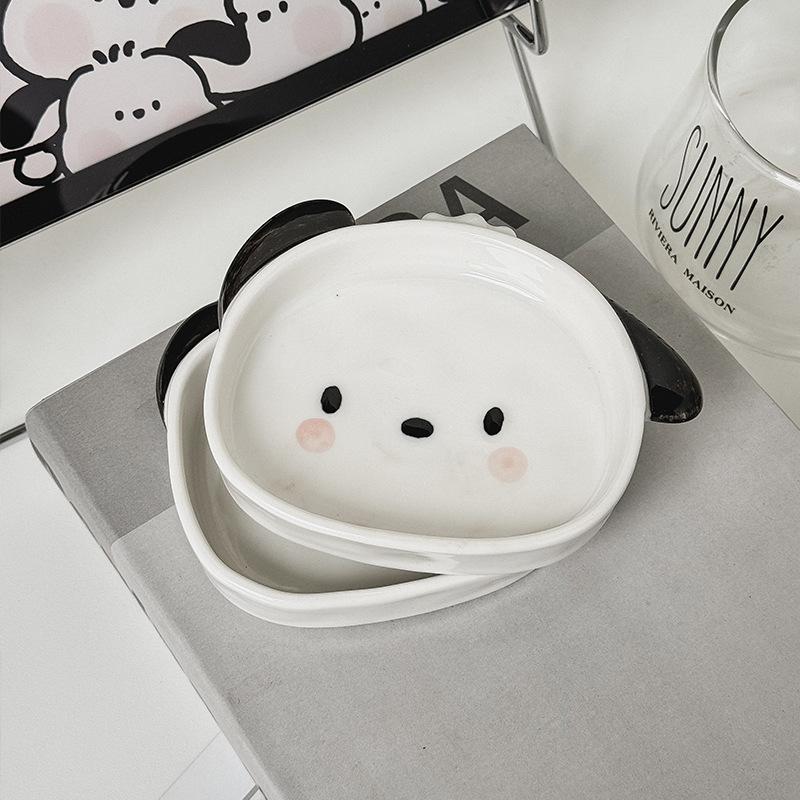 Cartoon Tier Gewürzschale Kunststoff Salat Dip Schale Kreativer Teller Snack Gewürzschale Teller Küchenbedarf Geschirr