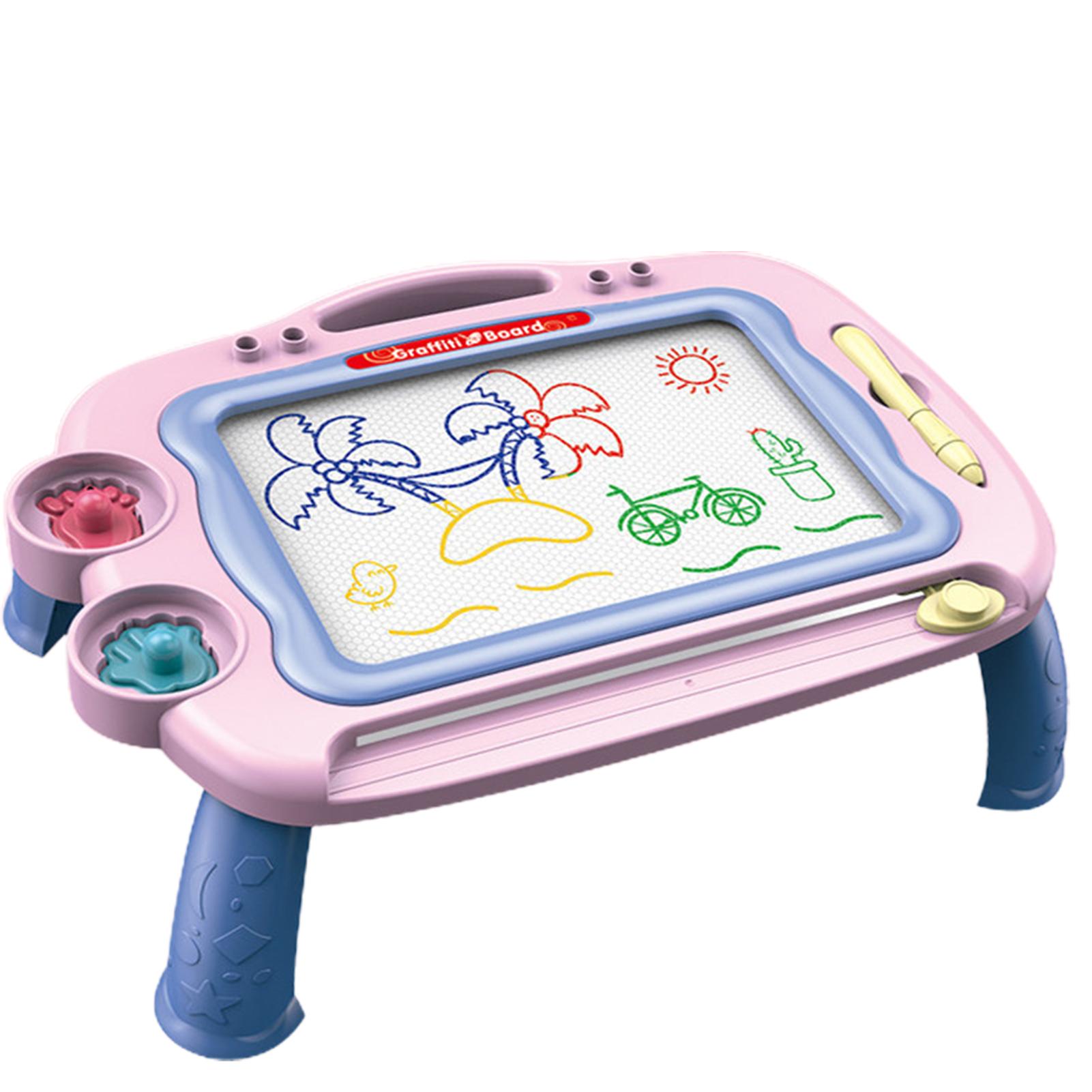 Children Magnetism Writing Board Table Early Learning With Legs Imagination