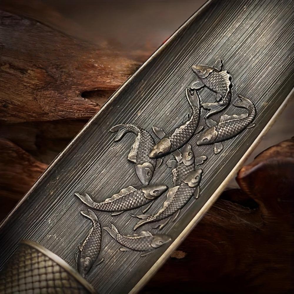 Traditional Boat-Shaped Metal Incense Burner with Rowing Figurine for Festive Occasions