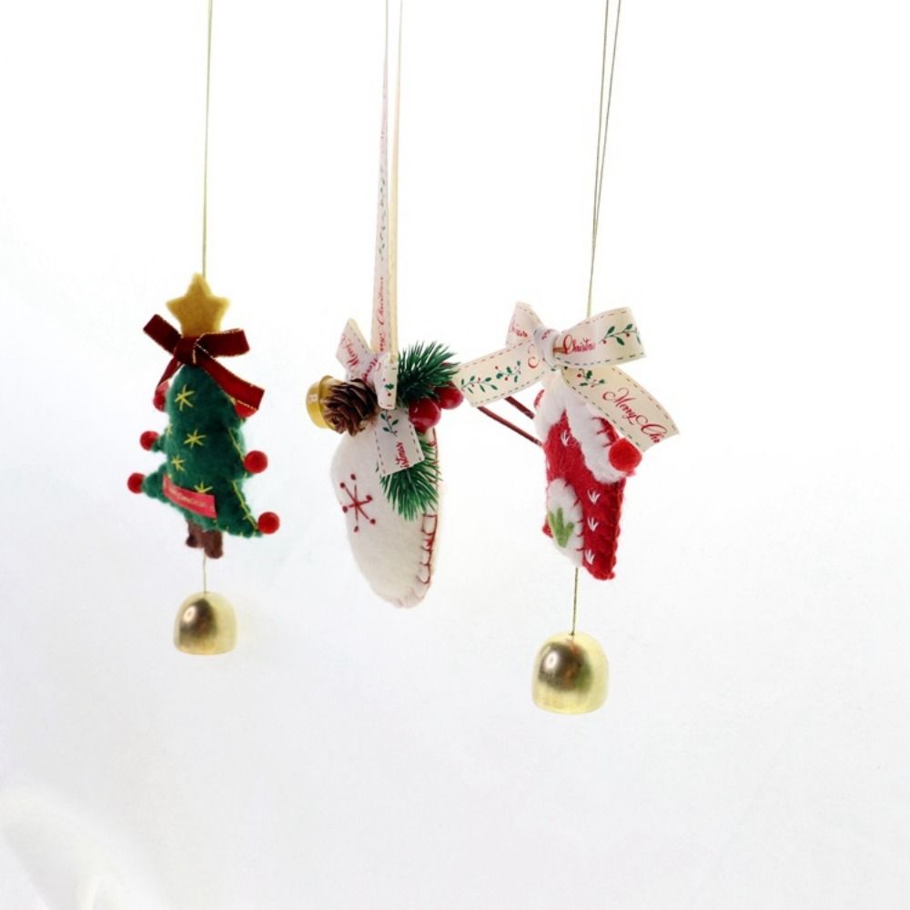 Felt Christmas Tree Ornaments Exquisite Xmas Hanging Decorations Christmas Tree Pendant  Home Decor