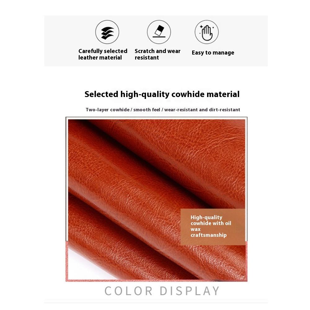 Bag Splicing Leather Women's Bag Shoulder Bag European and American Style Cowhide Handbag