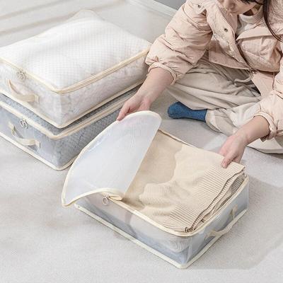 Clothes Storage Box With Lid Drawers Organizer For Underwear T-Shirt Pants Organizer Wardrobe Storage Travel Layered Storage Bag
