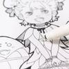 Penna a punta fine Simbalion Leone per Arte Studentesca, Pittura, Design Anime e Disegno a Linee D74