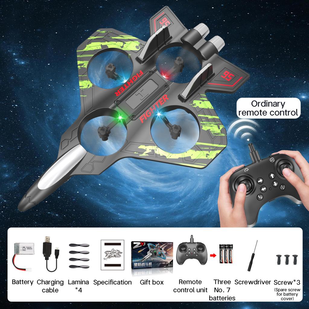 Durable and Crash-Resistant Fixed Wing Remote Control Toy for Children