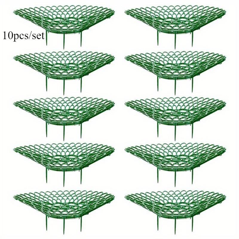 

10 шт./набор Поддержка для клубничного растения Пластиковый садовый инструмент Рамка для выращивания растений с поддоном для балконного кашпо для посадки овощей 23.5x20.5x4.1cm