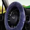 OFLBA Real Fur Car Steering Wheel Cover Auto Australian Sheepskin Steering Wheel Covers Universal Warm