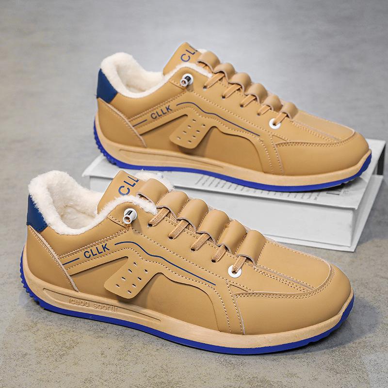 

Мужские туфли на одной педали осень Форрест Гамп спортивные кеды для скейтборда беговые мужские повседневные маленькие белые туфли на толстой подошве зимние бархатные хлопковые туфли 39