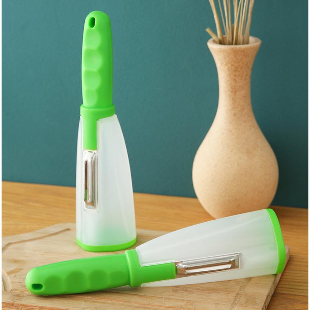 With Storage Box Peeling Knife Stainless Steel Knife Peeler Daily Cooking Preparation