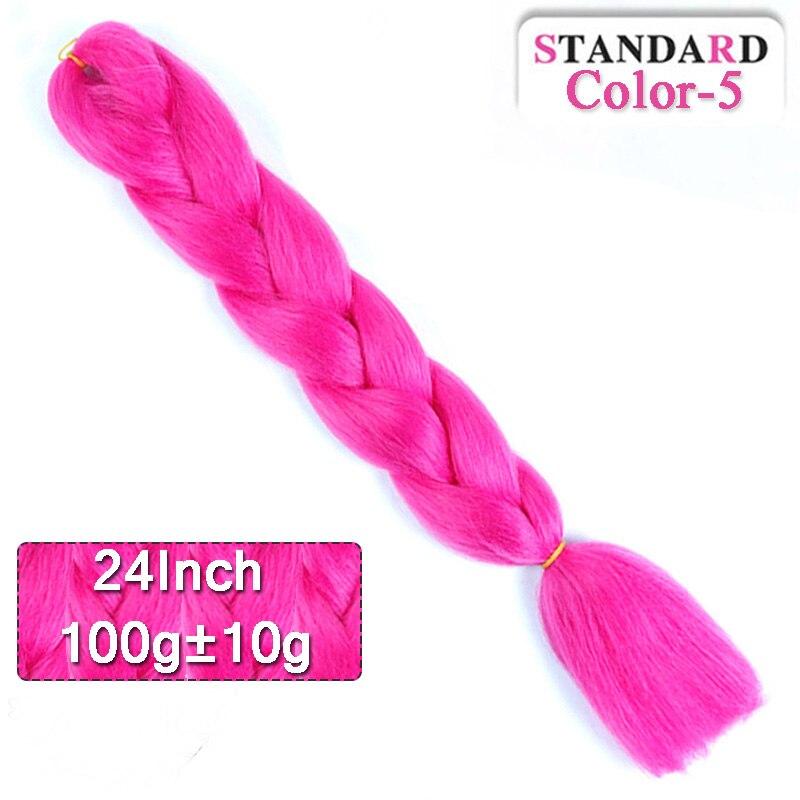 LUPU 60CM Synthetic Hair Extension Big Braid Braid Long Gradient Pink pPurple Blonde Party Wig Hair Extension Braid