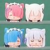 Cute Rem Figure Anime Re Zero Kawaii Ram Statues Emilia Echidna Figurines Sculpure Decor Living Room Decoration Desk Accessories