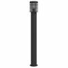 Vidaxl Lampy Ogrodowe Na Słupku, 3 Szt., Czarne, 110 Cm, Stal