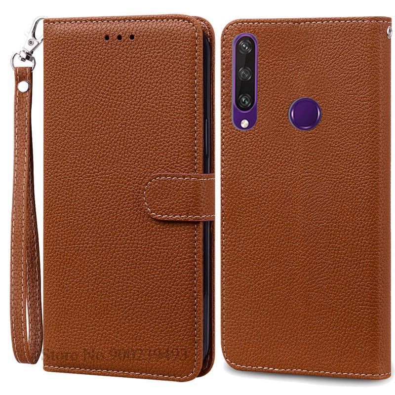 Pro pouzdro Huawei Y6P Kožené peněženkové vyklápěcí pouzdro Pro pouzdro Huawei Y6p MED-LX9N Měkký plný kryt Coque Fundas pro pouzdro Huawei Y6P