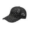 Embroidered Flower Baseball Cap Breathable Mesh Peaked Hat Fashion Visors Cap  Girls