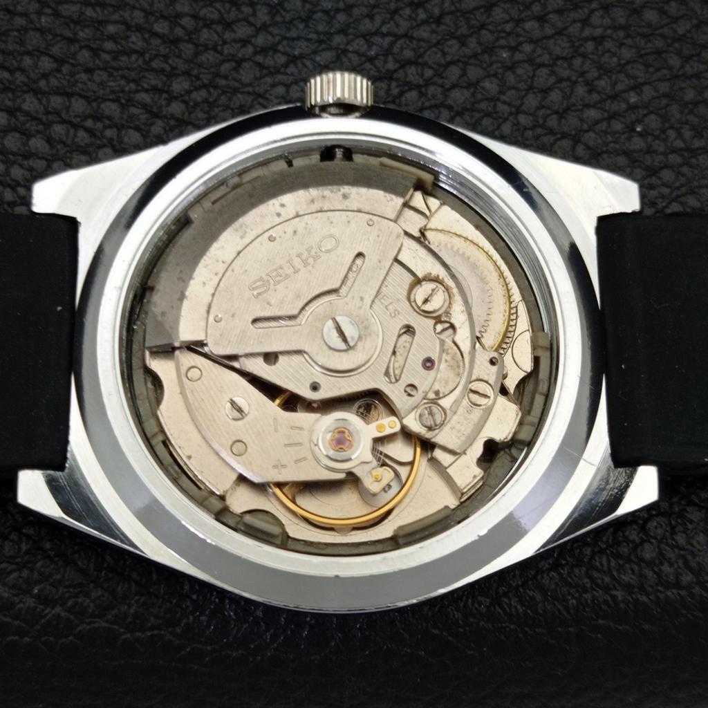 AUTOMATIC VINTAGE SEIKO 5 REFURBISHED JAPAN MENS BLACK DIAL WATCH a440644-9 Sk-a440644-1