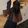 Women's High Capacity Pu Leather Shoulder Bag Winter New Fashion Retro Hobo Bag Luxury Brand Designer Handbags