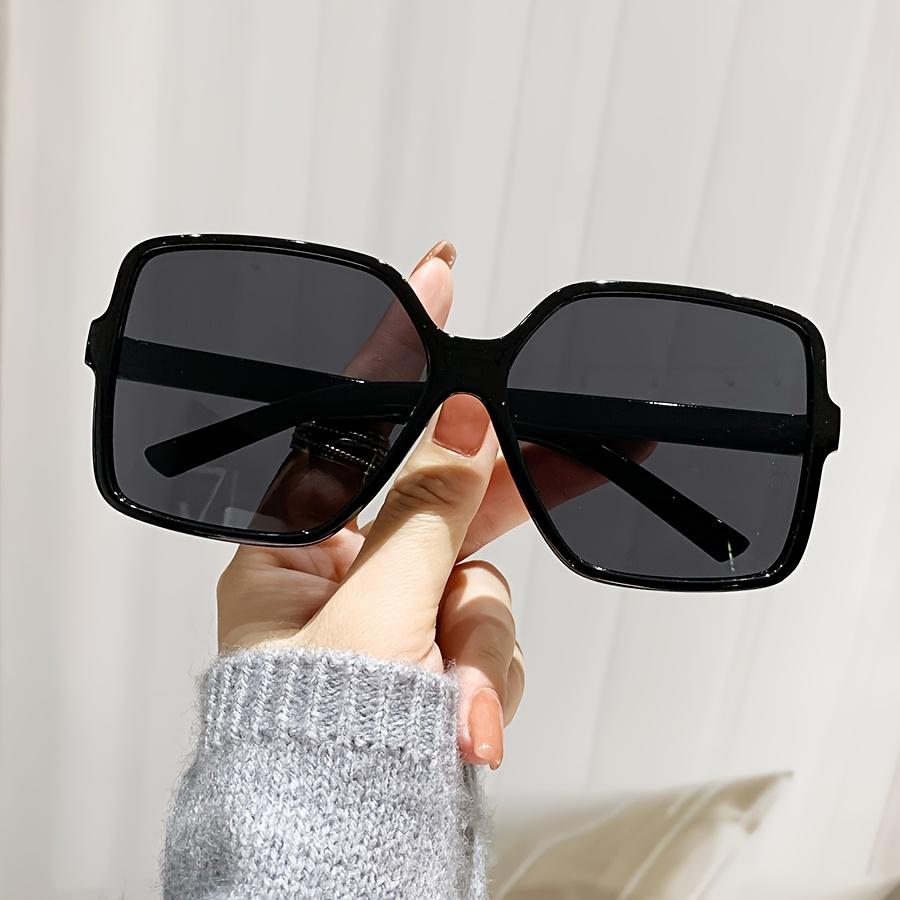 Brand Designer Fashion Oversized Sunglasses Women Plastic Female Big Frame Gradient Sun Glasses UV400  Mujer