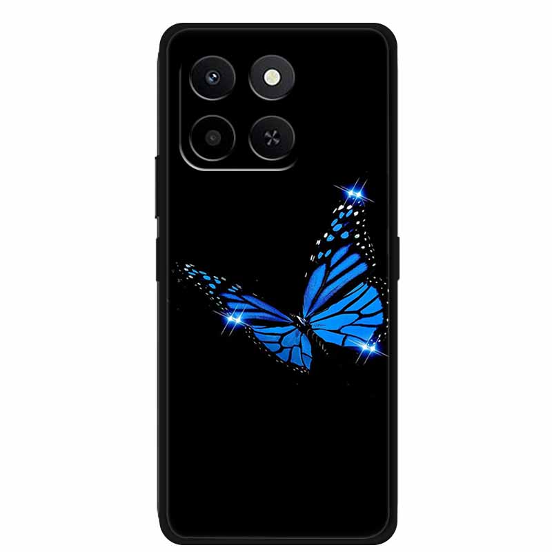 Phone Case For Honor X7D Honor 400 Smart Honor Play10T 5G Soft Silicone TPU Protector Shell Cartoon Gift Anime Funda Flower Capa