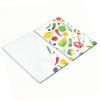 Decorative Glass Kitchen Chopping Boards with Vegetable Graphics 2x30x52 Cm