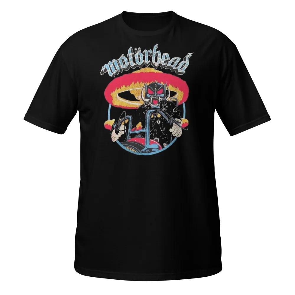 Unisex Short Sleeve Crew Neck Cotton T Shirt Motorhead Overkill King Diamond Mercyful Fate Rare Anthrax Ghost S