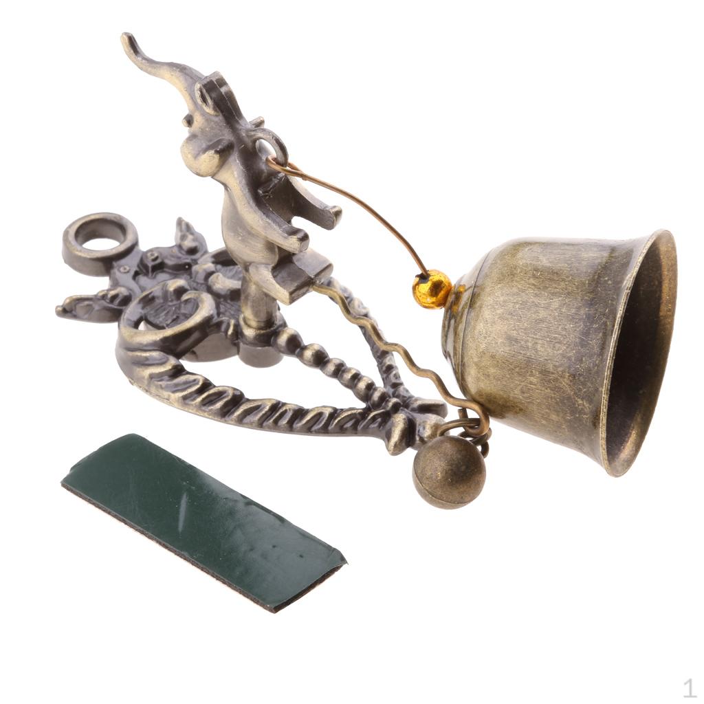 Колокольчики Музыка ветра Подвесное украшение Металлический колокольчик с колокольчиками Elephant