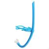 Dry Snorkel Adjustable Swimming with Head Strap Soft Silicone for Lap Swimmers Light Blue