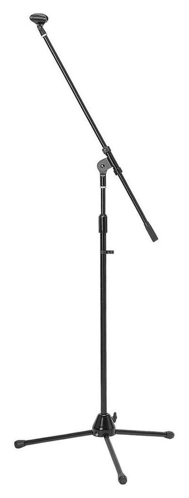 KC Boom Microphone Stand, Straight Type, MBCSBK, Black (Soft Case and Microphone Holder Included)