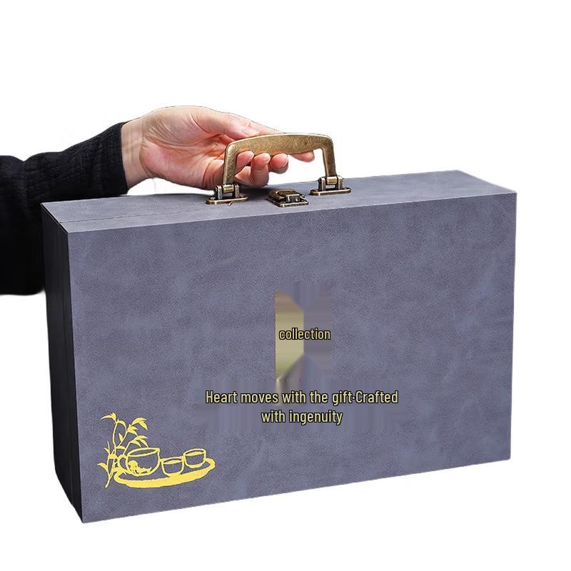 Набор для чаепития из белого фарфора Дэхуа