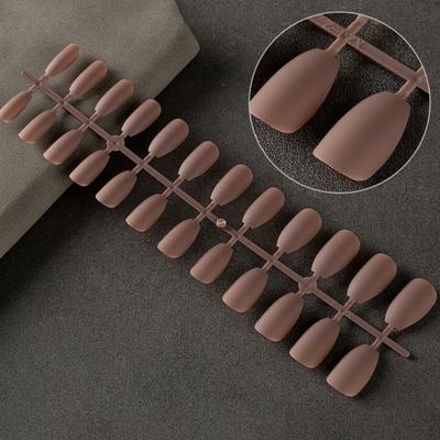 24 szt. Sztuczne paznokcie Ultracienkie Zdejmowalne Matowa tekstura Żywy kolor Nietłukące Noszone Dociskane Sztuczne paznokcie Narzędzia do DIY Manicure Artykuły do paznokci