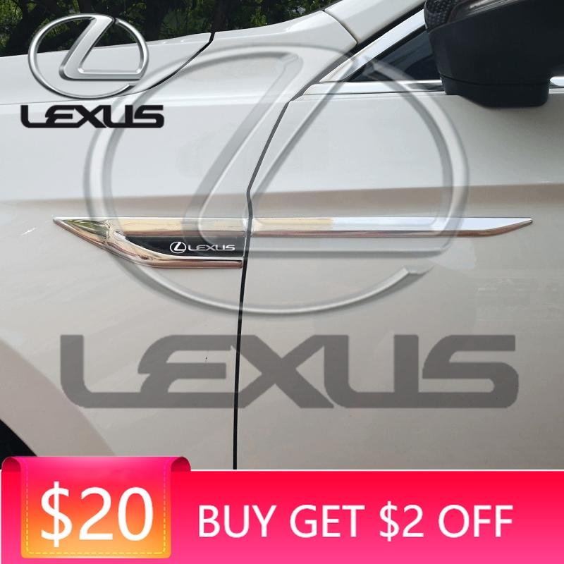 Embleme 2 Stück Auto Kotflügel Metall Plakette Aufkleber Dekorative Aufkleber Für Lexus F SPORT LBX NX RX 350h 450h Plug-in Hybrid ES UX 300e GS BR7