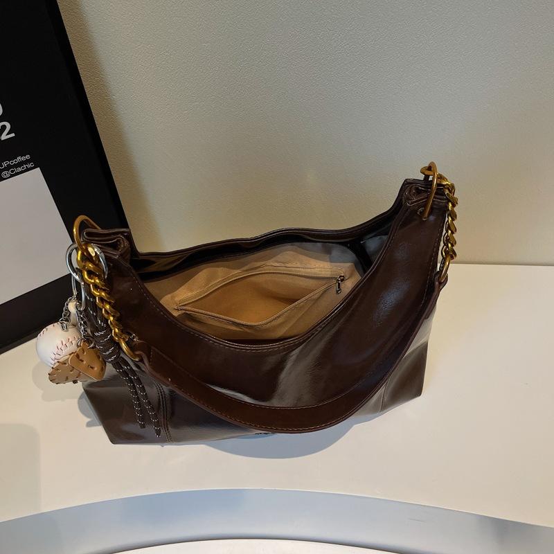 Commute Women's Bag - Stylish Tote Bag - Niche Retro Crossbody Shoulder Bag - Underarm Bag