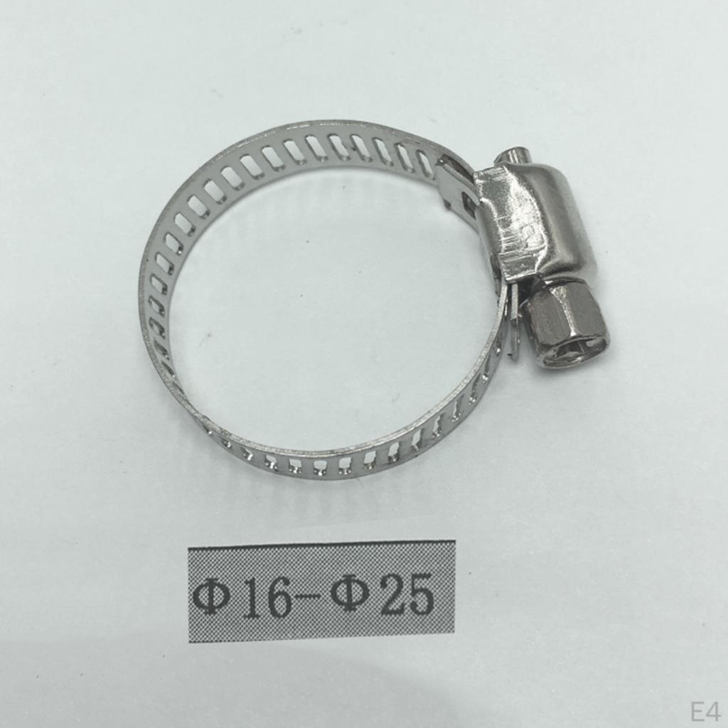 Hose Clamp Adjust Fuel Line Worm Gear clip and Fasterner