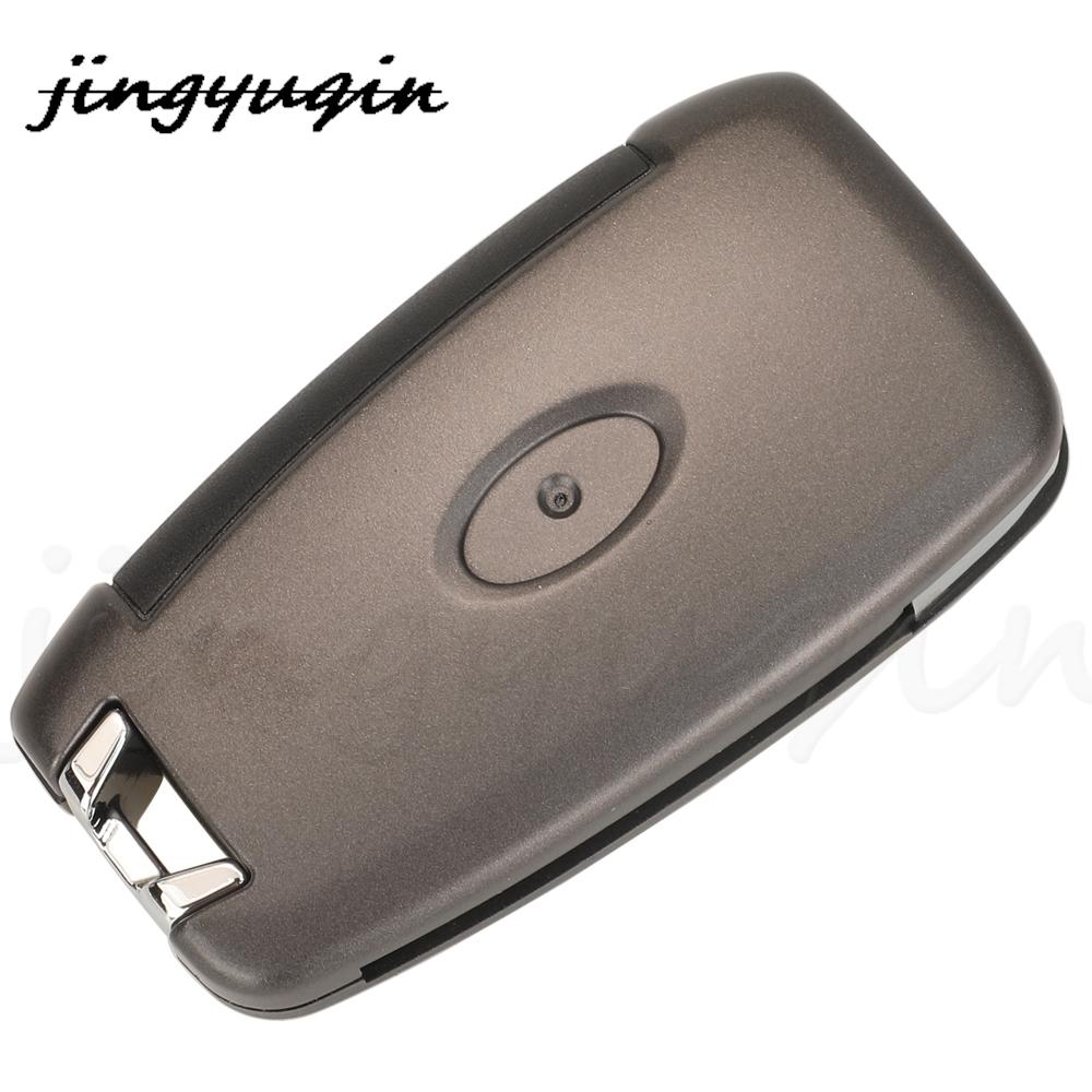 Jingyuqin Smart Remote Aute Flip Key Shell Case For Hyundai Accent Elantra Kona Santa Fe Tucson Veloster Car Accessories