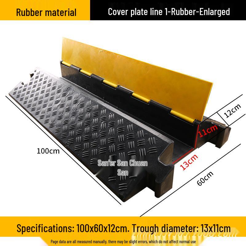Rubber and Plastic Cable Protection Speed Bump