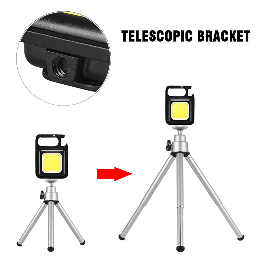 COB Lantern Mutifuction Portable Flashlight Pocket Work Light Outdorr Camping Fishing Climbing LED Light Bottle Opener, Hook