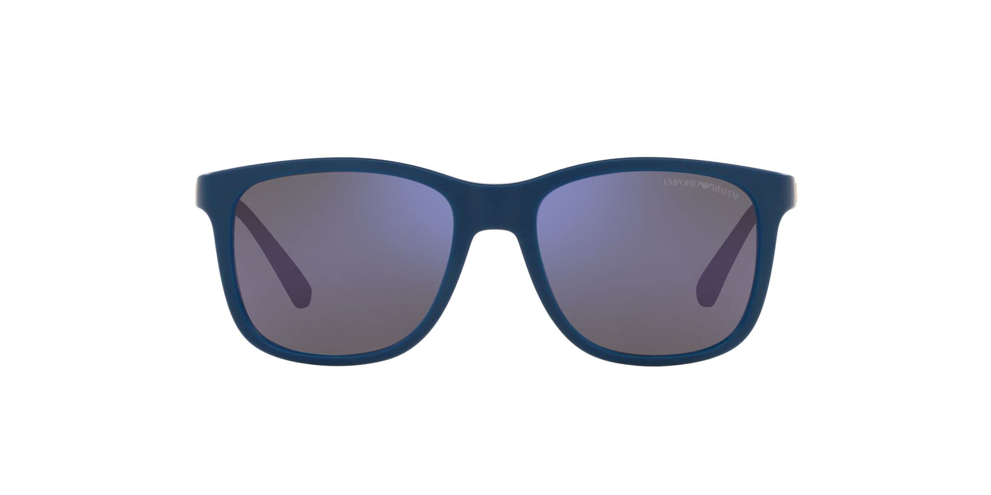 

Солнцезащитные очки Emporio Armani Матовый синий с желтой резиной и темно-серыми зеркальными поляризованными линзами Размер 49 EA4184F, Линзы,