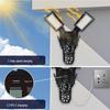 V380 Solar WiFi Street Light: 4G Dual Lens Night Vision, Waterproof Camera