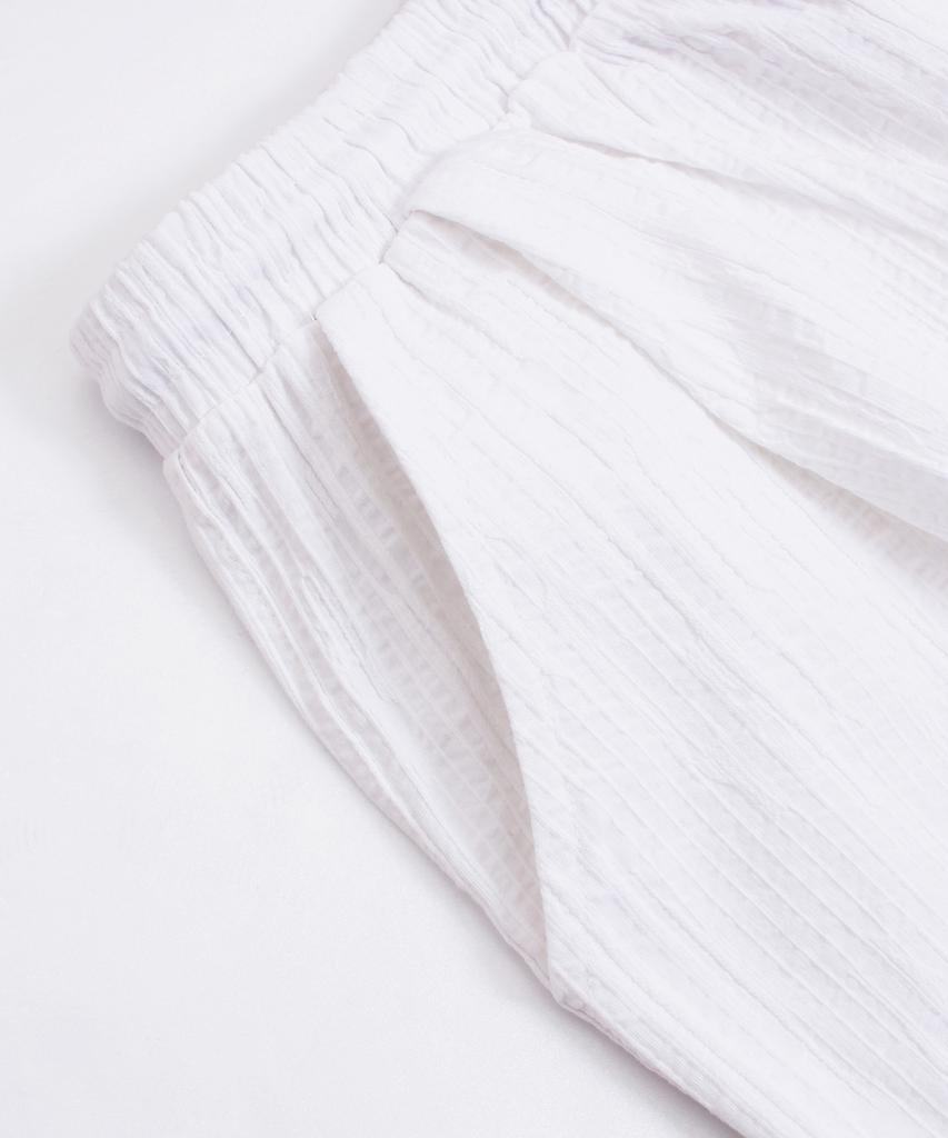 CAMEL WORK Linen Cotton Washed Pants (White)