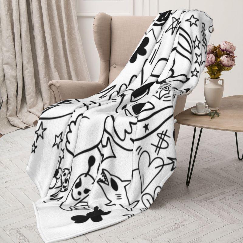 Custom Karol G Bichota Blanket 3D Print Soft Flannel Fleece Warm Colombian Singer Throw Blankets for Car Bedroom Couch Quilt